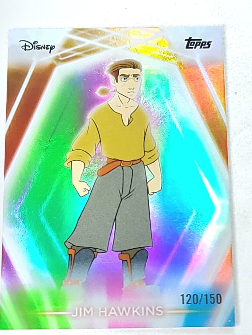 Jim Hawkins Topps 2026 Disney Neon Holo Parallel Refractor Limited 120/150